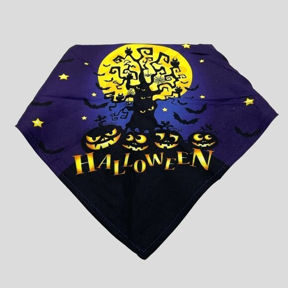 NWT Wool + Pepper Co. (3) Halloween Themed Dog Bandanas - Picture 2 of 4